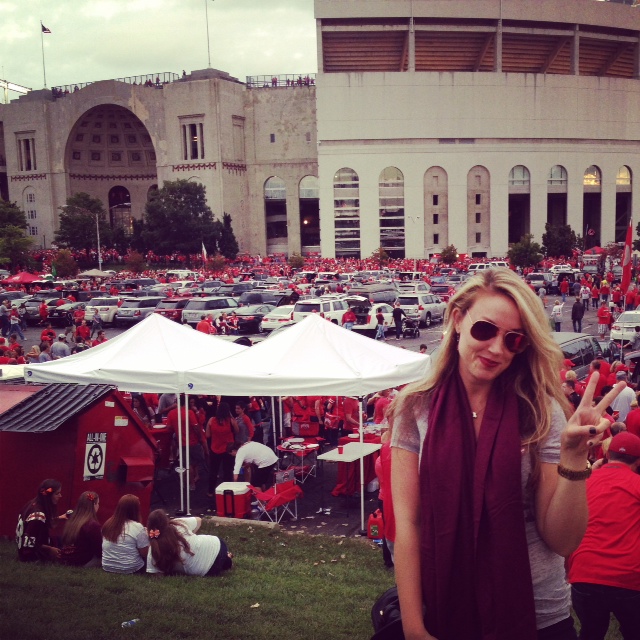 Ohio State Outside The Ohio Stadium