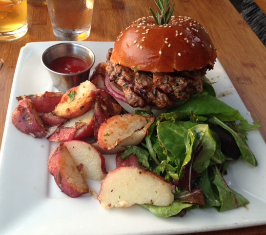 Venice Ale House Lamb Burger