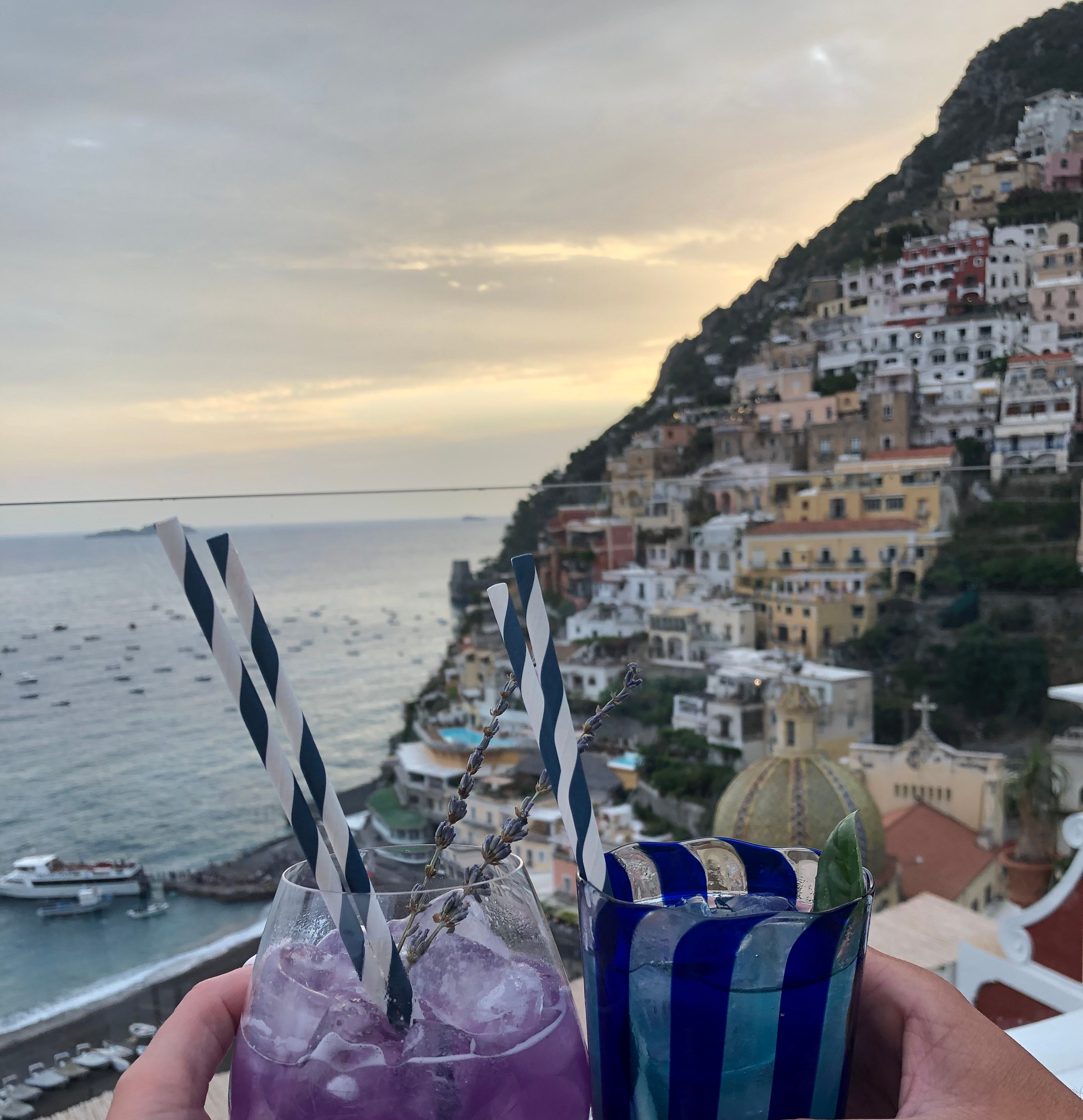 Drinks at Franco's Bar Positano